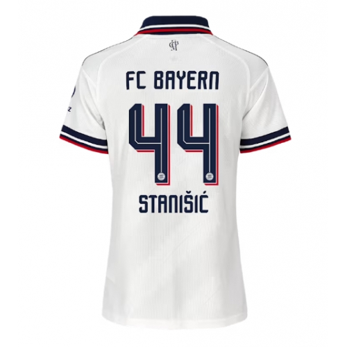 Billige Fotballdrakt Bayern Munich Josip Stanisic #44 Replika Bortedrakt Dame 2026-27 Kortermet Billige Fotballdrakt Bayern Munich Josip Stanisic #44 Replika Bortedrakt Dame 2026-27 Kortermet